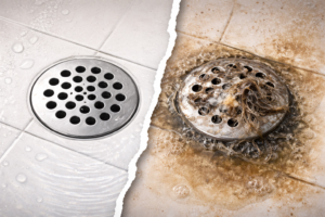 shower drain clogged why