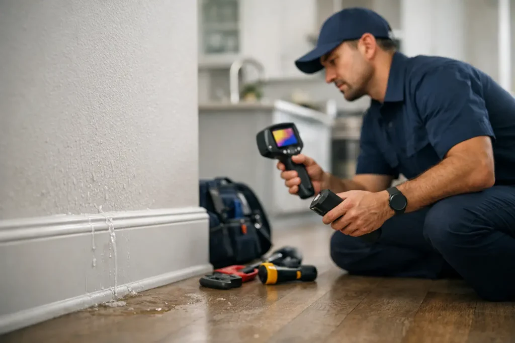 How to Find a Hidden Water Leak Fast