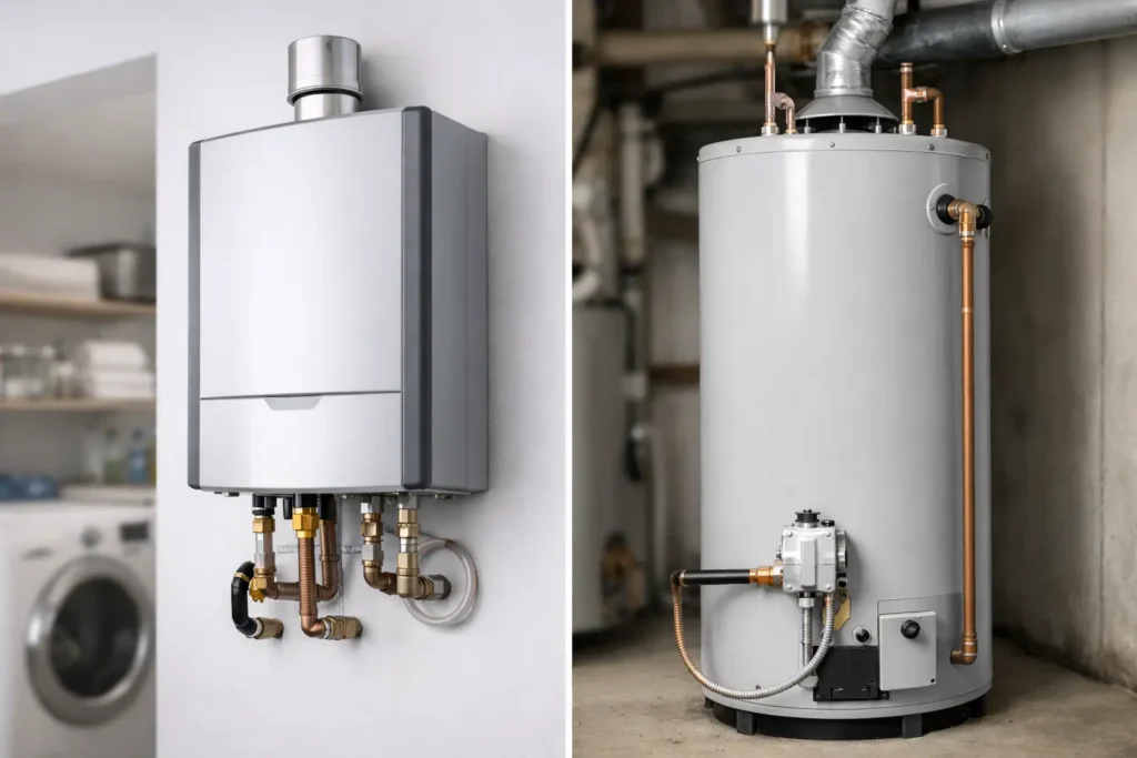 Tankless vs Traditional Water Heaters Compared